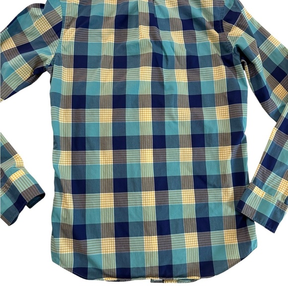 Thomas Mason Archive for J. Crew Slim Plaid Button Up Shirt Men's XS Cotton - Picture 4 of 17